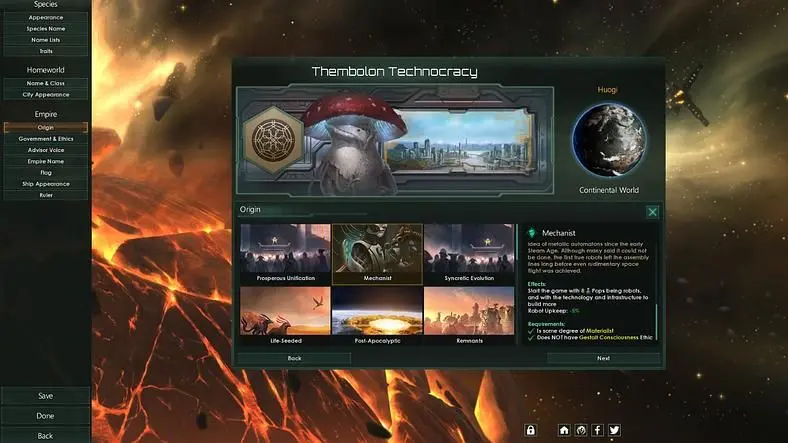 The toughest Stellaris Federations origin gives you 64 years until your planet blows up