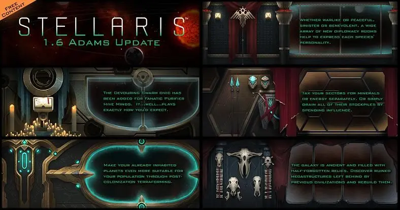 Celebrate A Year Of Stellaris With The 1.6 Adams Update And Some Special Player Portraits