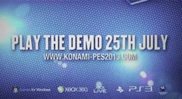 Pro Evolution Soccer 2013 demo dated July 25th