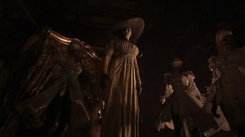 This Resident Evil Village Mod Gives Lady Dimitrescu's Daughters the Nier: Automata Makeover