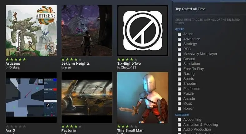 Steam Greenlight Concepts added by Valve