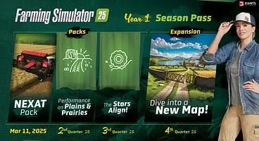 Farming Simulator 25's Nexat Pack DLC Gets March Release Date