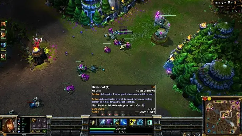 League of Legends blog post discusses the challenge of creating decent bot AI