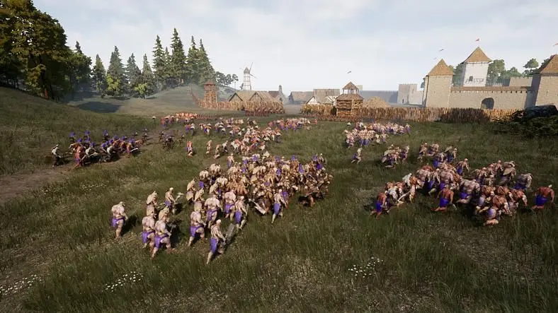 Battles of Chaos blends Tactics and RTS with a medieval fantasy setting
