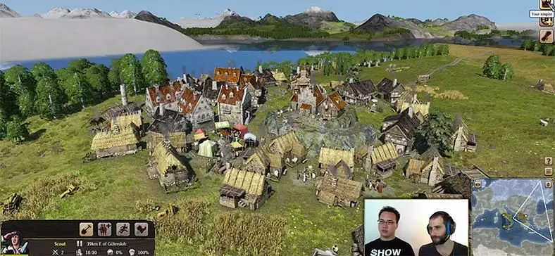 Grand Ages: Medieval gameplay stream video with developer walkthrough