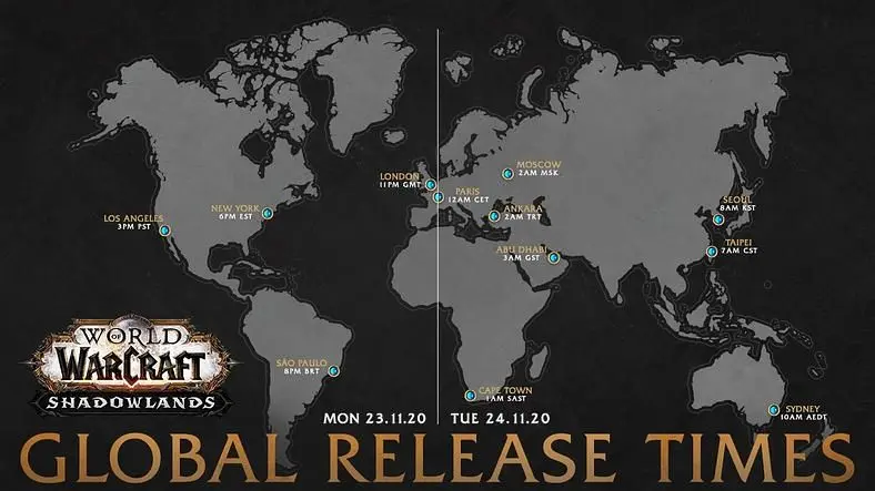 World of Warcraft: Shadowlands Release Date Slated for November, Castle Nathria Raid Opens in December