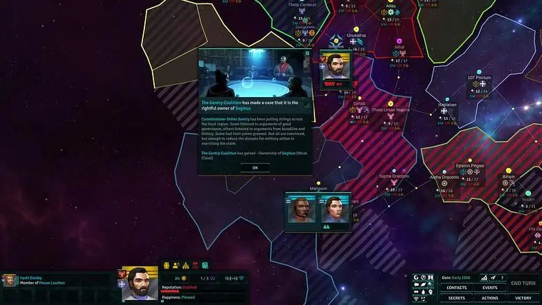 Hands-on Preview - Space Feudalism wrapped in a turn-based shell