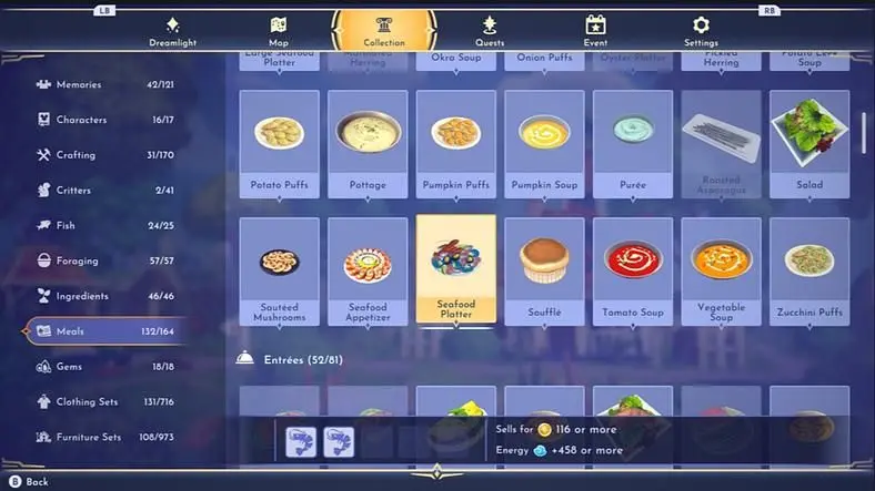 Disney Dreamlight Valley: How to Make Seafood Platter Guide