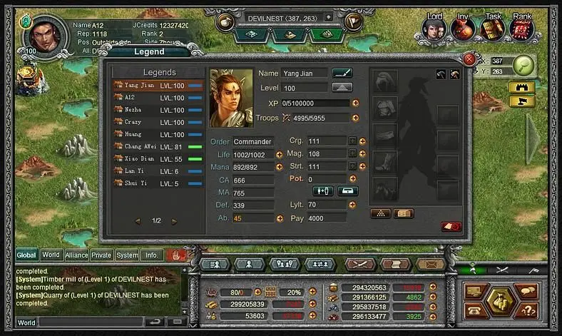 War of Legends Buzhou Mountains Expansion Launches