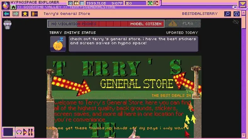 Hypnospace Outlaw, the IGF-nominated '90s Internet Simulator, Gets March Release Date
