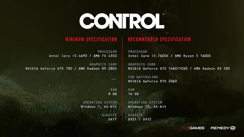 Remedy says Control "hasn't been downgraded" on PC