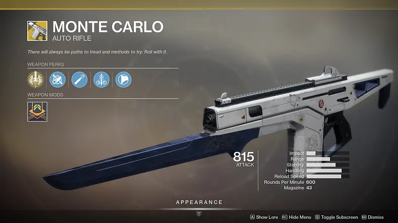 Destiny 2 Monte Carlo - How to get it?