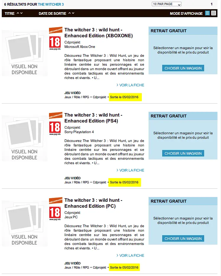 The Witcher 3: Wild Hunt Enhanced Edition leaked, denied by official Twitter feed