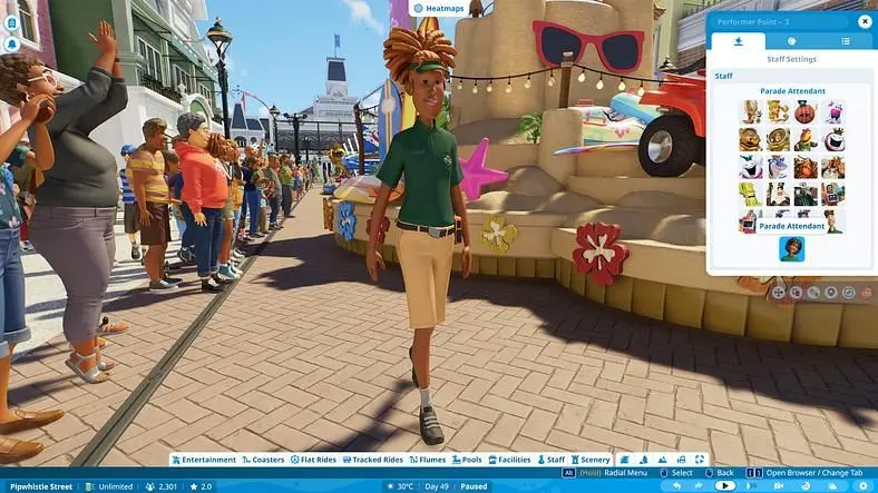Planet Coaster 2: Parades Pack DLC Out Now, Adds Customisable Floats and Events