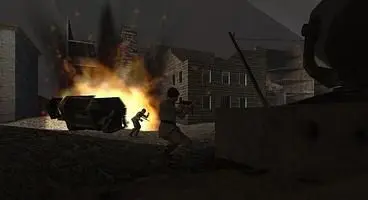 The timing is the end of WWII where the German forces are on the run and Stalin's army pushing forward to the walls of Berlin.