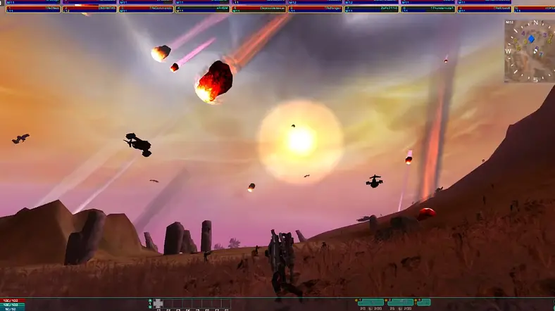 Check out the final moments of Planetside 1
