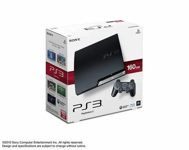 White PS3 slim for Japan, big HDDs