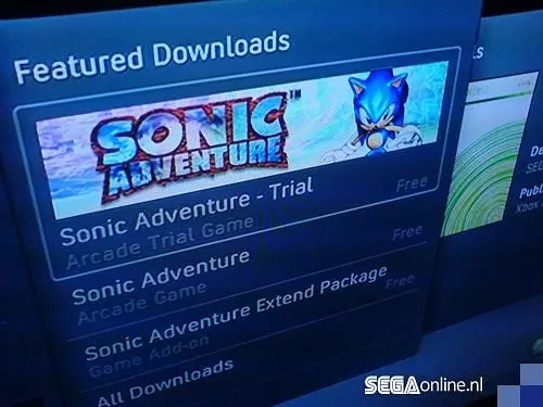 Sonic Adventure coming to Xbox Live Arcade?