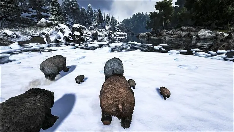 Ark: Primal Survival lets you experience the world of Ark as creatures (including dinosaurs!)