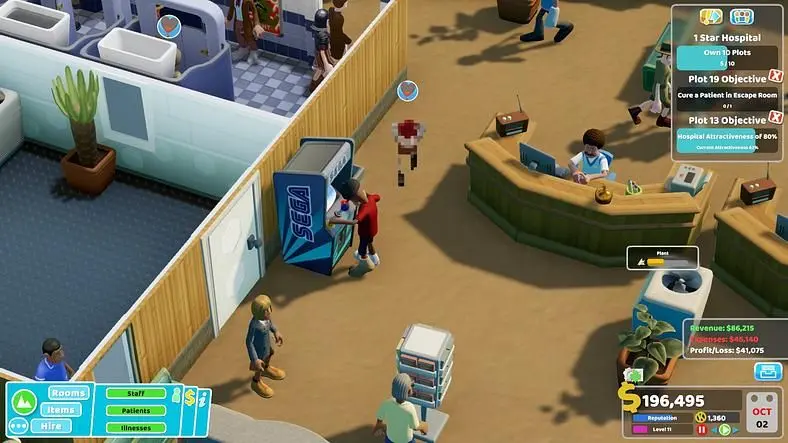 Two Point Hospital Pebberley Island DLC Review