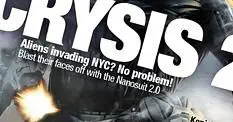 Crysis 2's "Nanosuit 2.0." fights off "aliens invading NYC" says mag