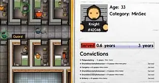 Criminal history and "risk categories" now in Prison Architect with 'Alpha 6'