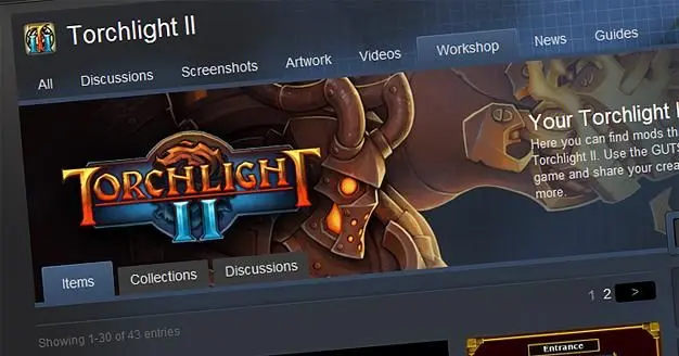 Torchlight 2 now fully integrated with Steam Workshop, Guts editor released