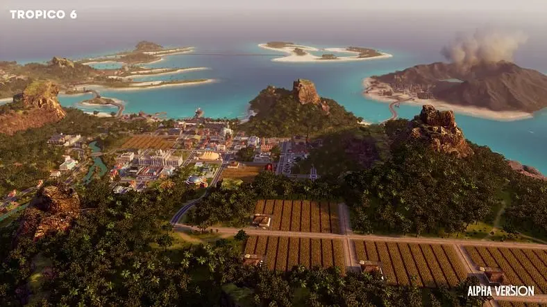 Around 150 Buildings And 18 Landmarks Are Available To El Presidente In Tropico 6 Says Level Designer