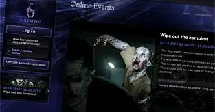 Capcom start up first "online event for residentevil.net," zombies earn points
