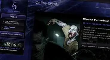 Capcom start up first "online event for residentevil.net," zombies earn points