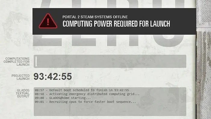 Portal 2 early launch? [Update: Gotcha!]