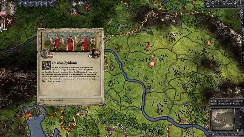 The Black Death hits Crusader Kings II in new expansion this month