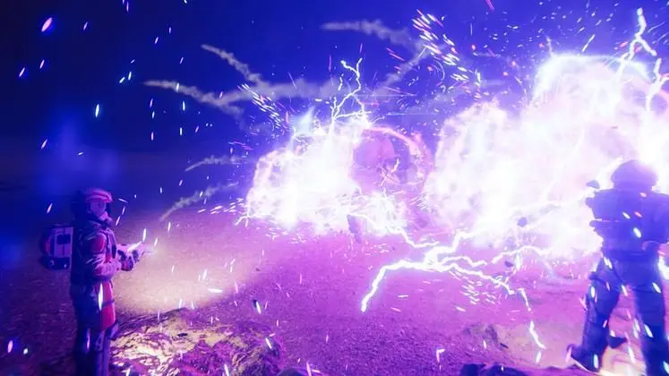 Intense Action Meets Mining, Survival, and Base Building in Sci-Fi Co-Op FPS Cosminers