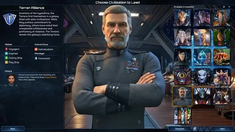 Galactic Civilizations IV - Tales of the Terran Alliance DLC Launches Today, Pitting a Refreshed Human Faction Against Sentient Space Spiders