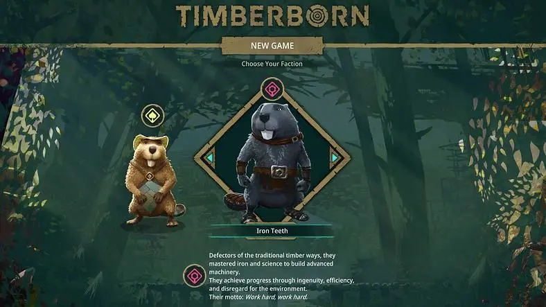 Timberborn Iron Teeth Faction Guide - Comparison and playstyle differences to the Folktails