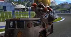 Twisted Metal's Sweet Tooth to "warm up" in ModNation Racers