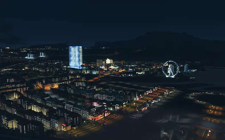 Cities Skylines: After Dark expansion launch celebrated with new trailer