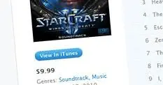 Blizzard's StarCraft II official soundtrack appears on iTunes store