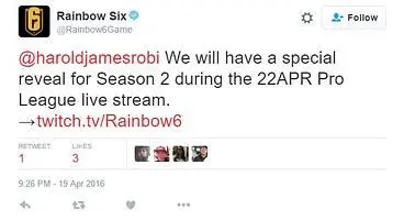 Rainbow Six Siege’s Season Two content to be shown on Friday