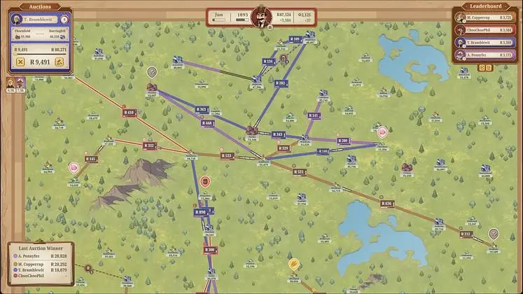 Rail Estate Promises Bite-Sized, Deceptively Deep Servings of Strategy, Resource Management, and Negotiation