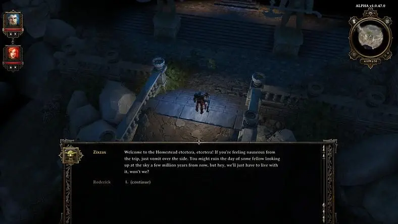 Chris Capel gets an early look at Larian's Kickstarter RPG.