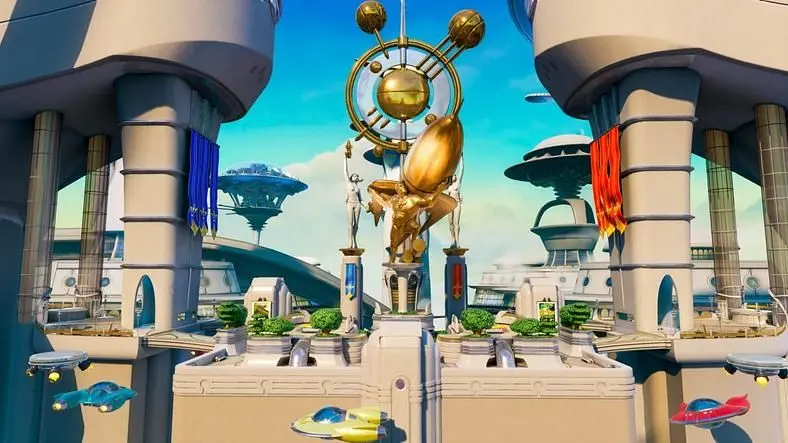 Rocket Arena Maps - The 10 Starting Maps reveal Exotic Locations