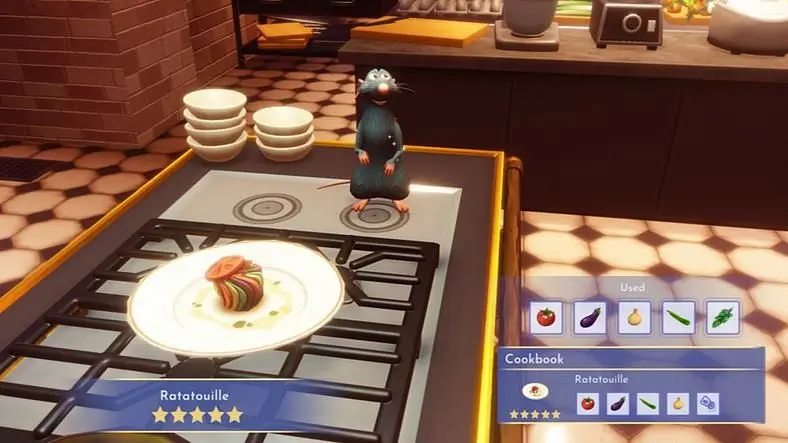 How to make the Disney Dreamlight Valley ratatouille recipe