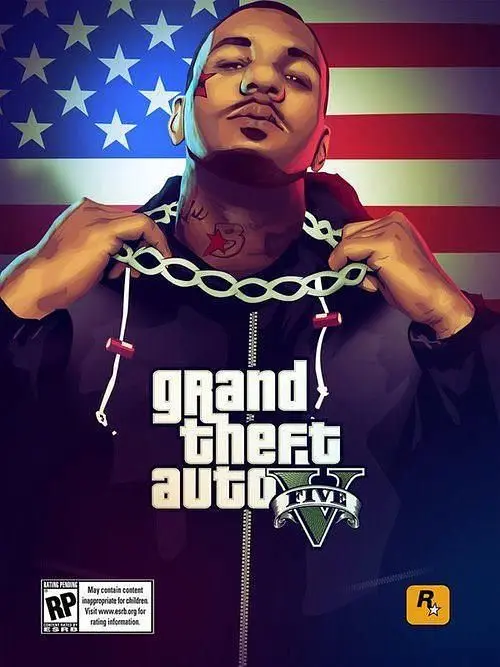 Rapper 'The Game' appears in GTA V artwork on Facebook