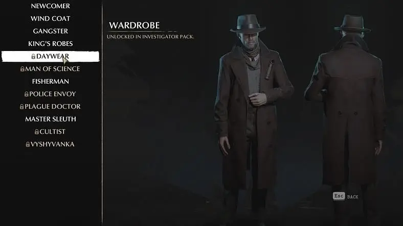 The Sinking City Outfits - How to unlock all Costumes