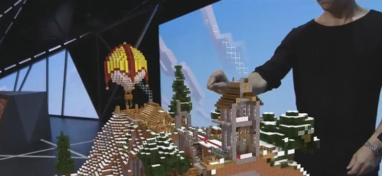 E3 2015: Minecraft version built for Microsoft HoloLens