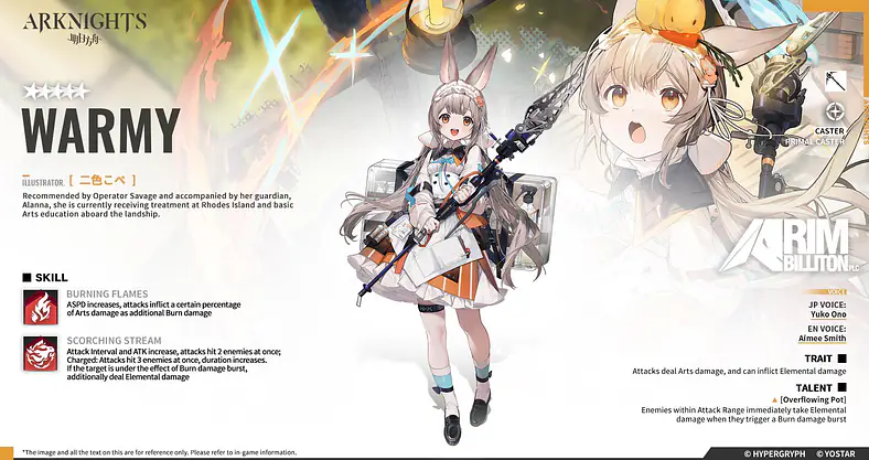 Arknights: When Elegies Are Ashes Event - Rewards and Operators