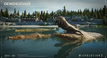 Jurassic World Evolution 3's Crocodilia Coast DLC Introduces a Giant Prehistoric Crocodile and More Surprising Species