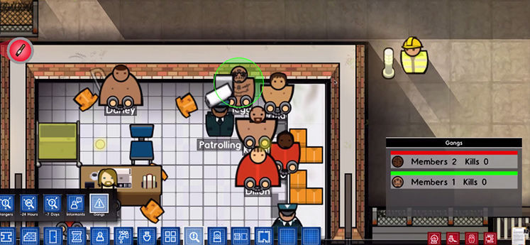 Prison Architect Alpha 34 now available, gang members now supported