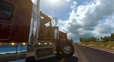 American Truck Simulator adds Kenworth W900, improves traffic law simulation